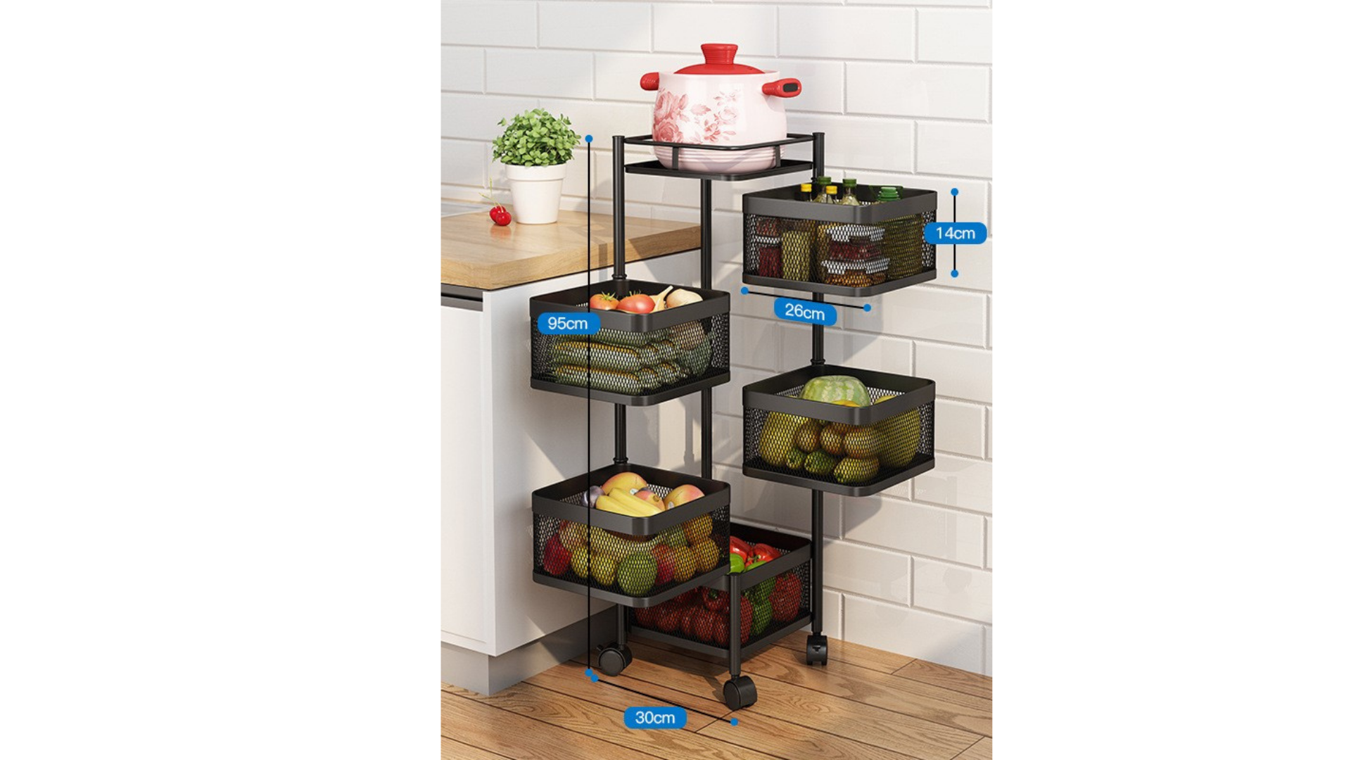 ECO SPIRE LAYERS MULTI PURPOSE STORAGE RACK BLACK – Eco-Spire